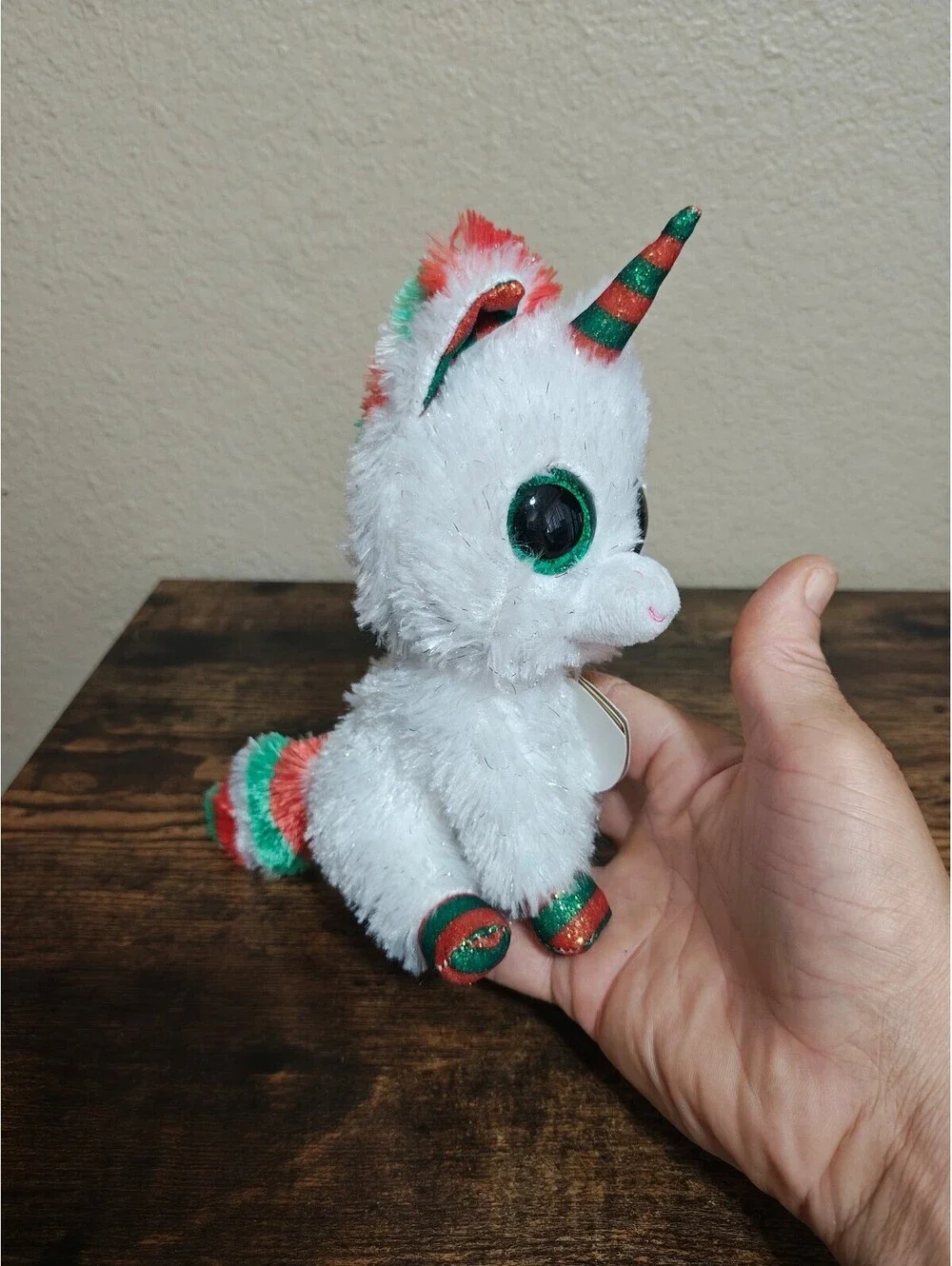 Ty Beanie Boos Snowfall The Christmas Unicorn 7